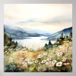 Columbia Gorge Painting Art Print