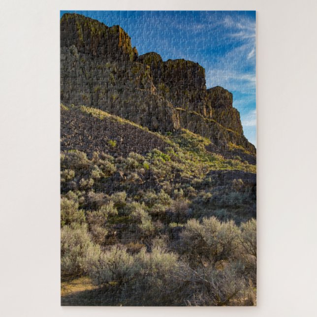Columbia Gorge Sageland Canyon Jigsaw Puzzle (Vertical)