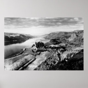 Columbia Gorge View Photograph Poster