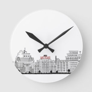 Columbia Heights Wall Clock
