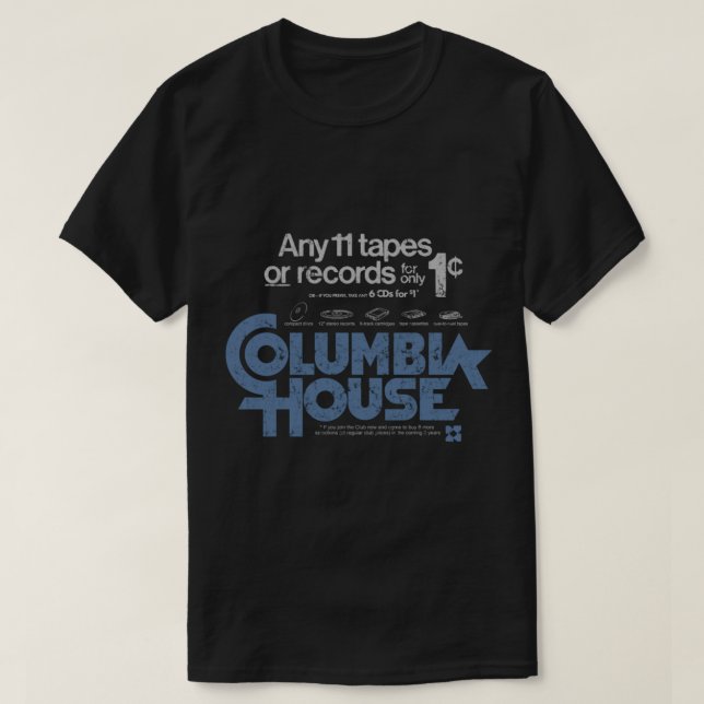 Columbia House Tri-blend T-Shirt (Design Front)