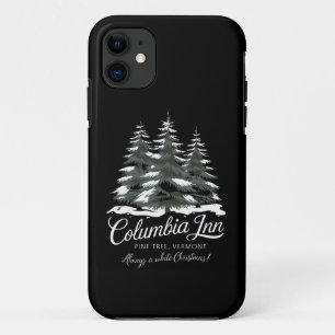 Columbia Inn Pine Tree Vermont A White Christmas iPhone 11 Case