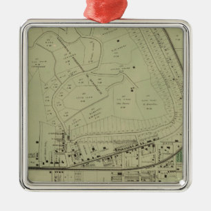 Columbia, Ohio 2 Metal Ornament