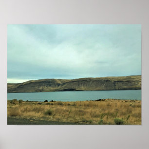 Columbia River, Arlington, Oregon Card Poster