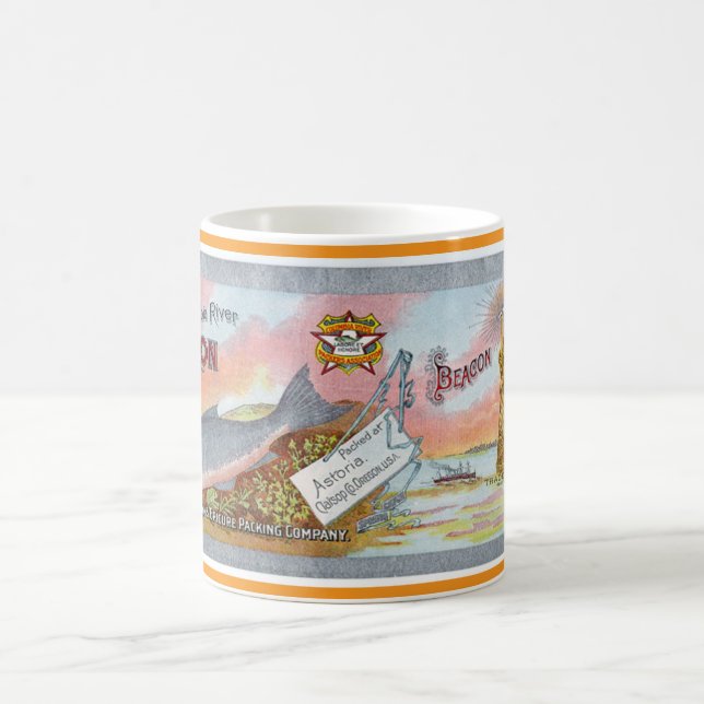 "Columbia River chinook" Coffee Mug (Center)