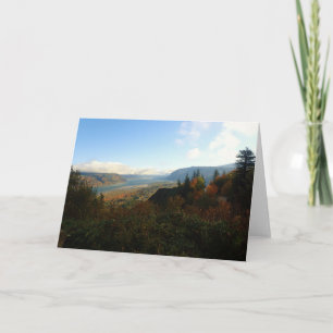 Columbia River Gorge in Autumn Card