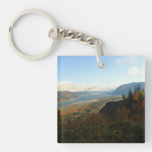 Columbia River Gorge in Autumn Key Ring