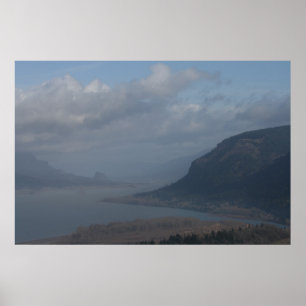 columbia river gorge oregon poster