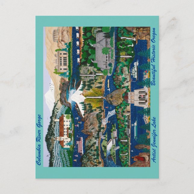 Columbia River Gorge Postcard (Front)