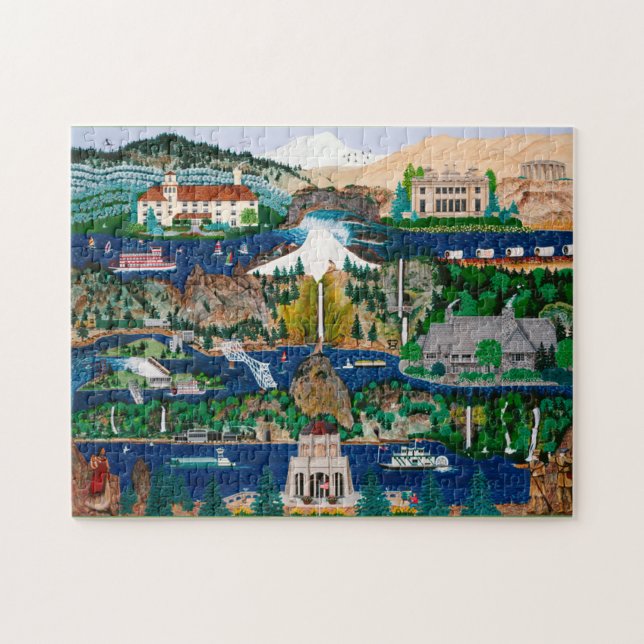 Columbia River Gorge Puzzle (Horizontal)