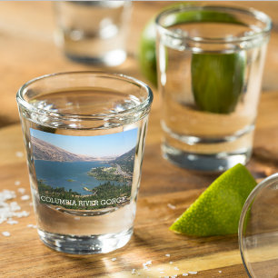 Columbia River Gorge Travel Photo Shot Glass