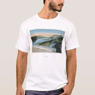 Columbia River Gorge View from Crown Point, T-Shirt