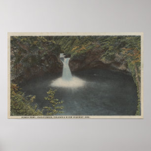 Columbia River, Oregon - Punch Bowl Poster