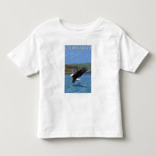 Columbia River, WashingtonEagle Diving Toddler T-Shirt
