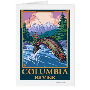 Columbia River, WashingtonFly Fishing Scene
