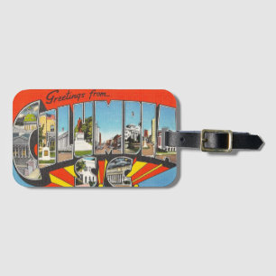 Columbia SC Greeting Luggage Tag