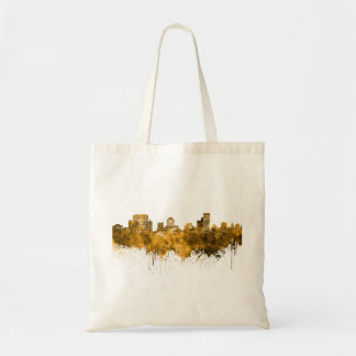 Columbia, SC skyline in watercolor Tote Bag