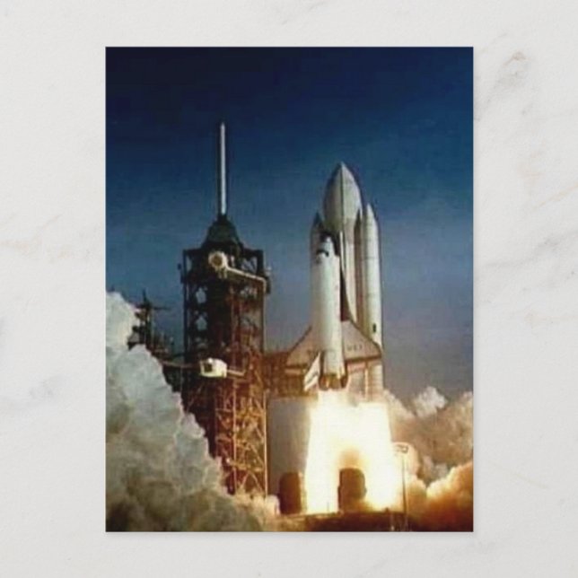 Columbia Shape Shuttle   Postcard (Front)