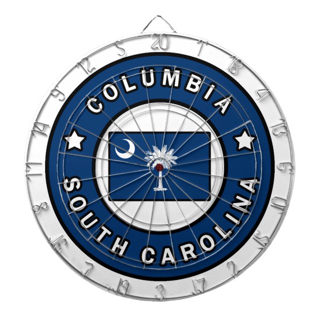Columbia South Carolina Dartboard (Front)