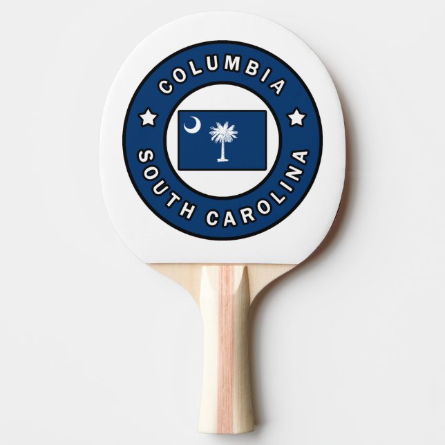 Columbia South Carolina Ping Pong Paddle (Front)