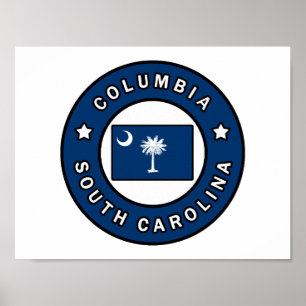 Columbia South Carolina Poster