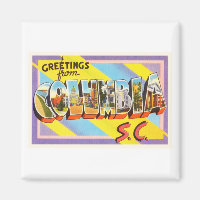 Columbia South Carolina SC Vintage Travel Postcard