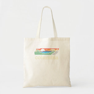 Columbia Tennessee Outdoors Retro Nature Graphic Tote Bag