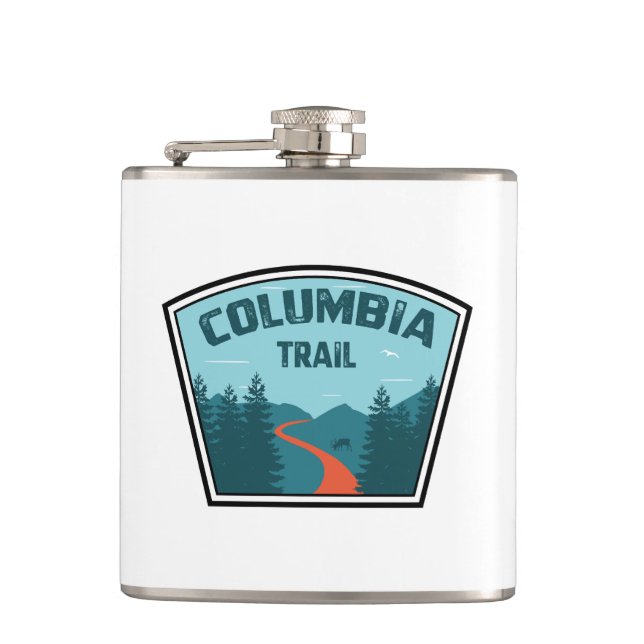 Columbia Trail New Jersey Hip Flask (Front)