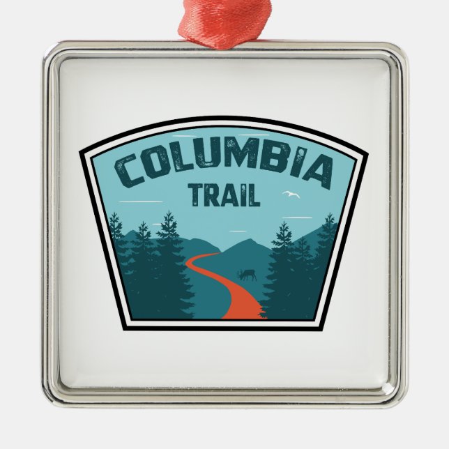 Columbia Trail New Jersey Metal Ornament (Front)