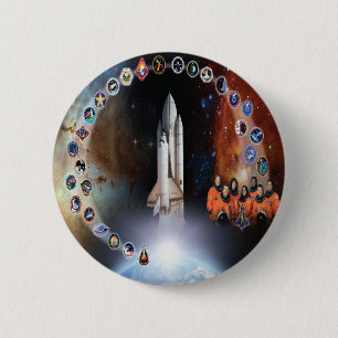 Columbia Tribute - OV 102 6 Cm Round Badge