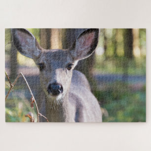 Columbian Black-tailed Doe Washington State Jigsaw Puzzle