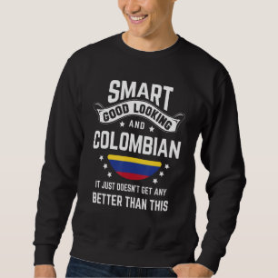 Columbian Flag Native Pride  Columbia Columbian Ro Sweatshirt