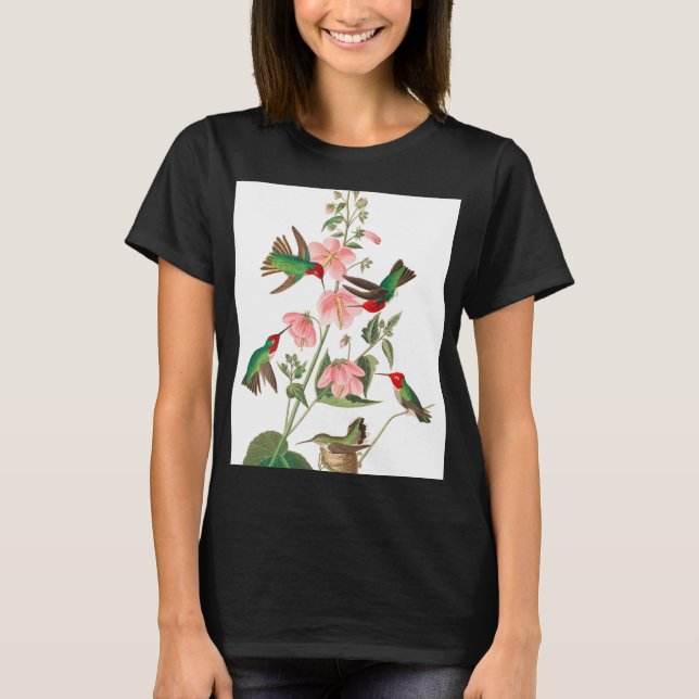 Columbian Humming by John James Audubon T-Shirt (Front)