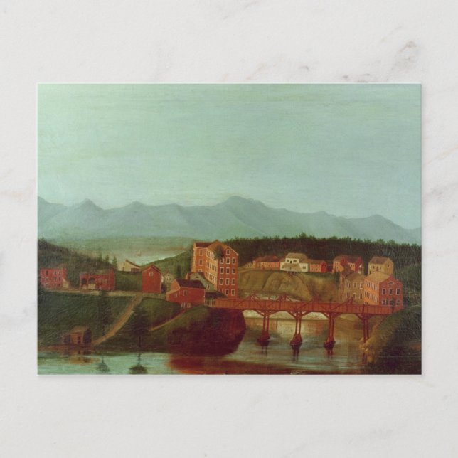 Columbiaville and Stockport Creek, near New Postcard (Front)