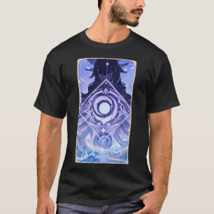 Columbina Genshin Art Basic Dark T-Shirt