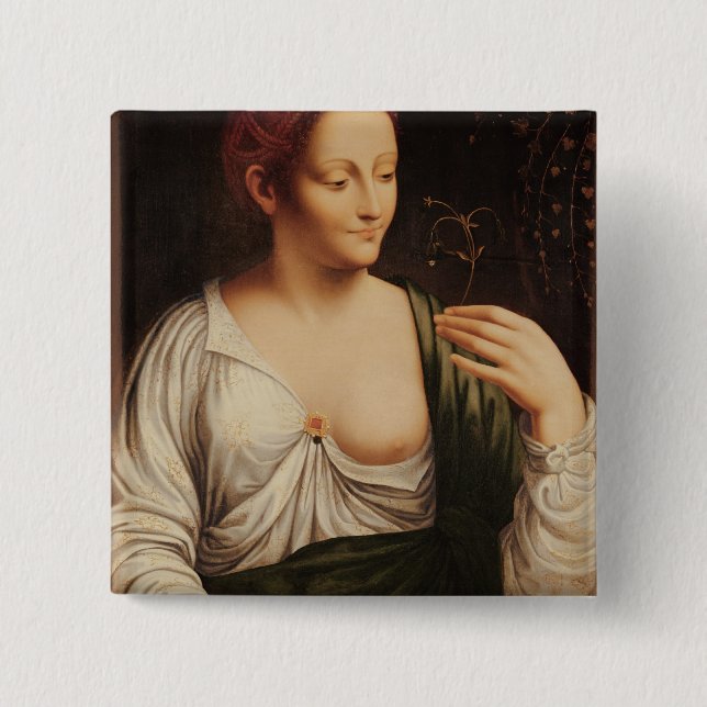 Columbine 15 Cm Square Badge (Front)