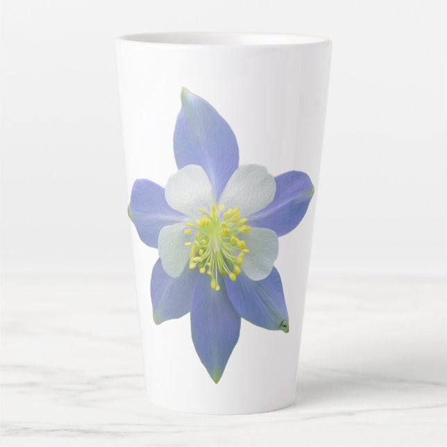 Columbine 2 latte mug (Front)