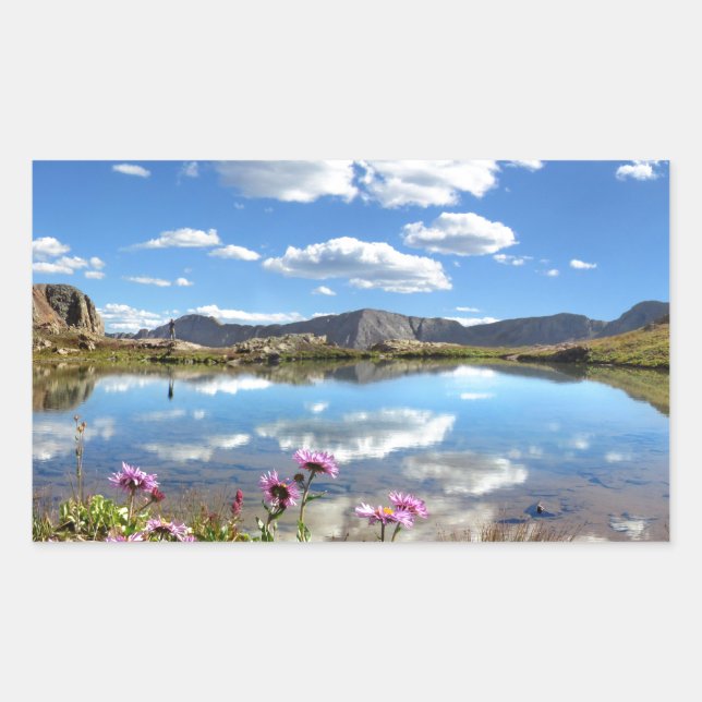 Columbine Basin - Weminuche Wilderness - Colorado Rectangular Sticker (Front)