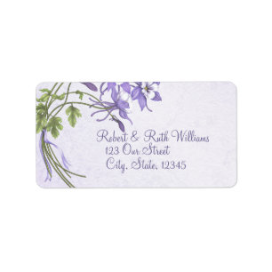 Columbine Bouquet 2 Address Labels