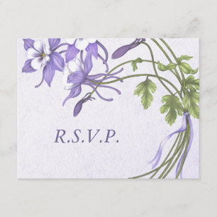 Columbine Bouquet 2 RSVP Cards