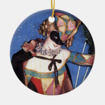 Columbine Circle Ornament