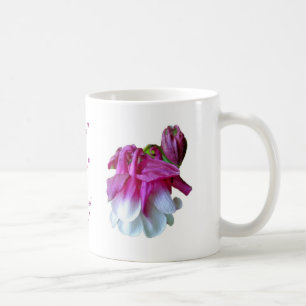 Columbine Floral Wedding Mug to Personalise