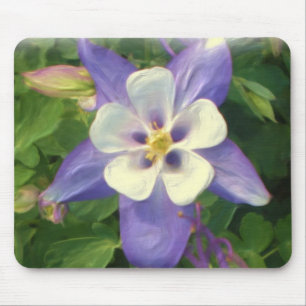Columbine flower mousepad