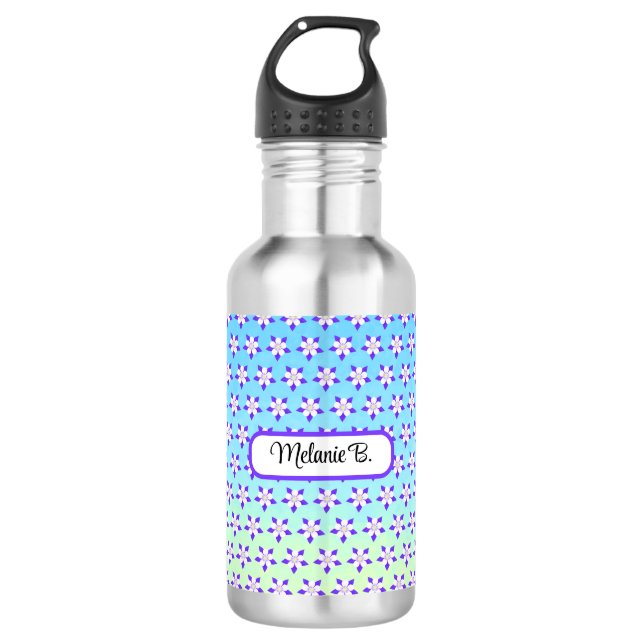 Columbine Flowers 532 Ml Water Bottle (Front)