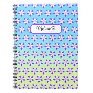Columbine Flowers Notebook