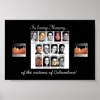 Columbine memory poster