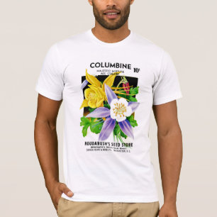 Columbine Seed Packet Label T-Shirt