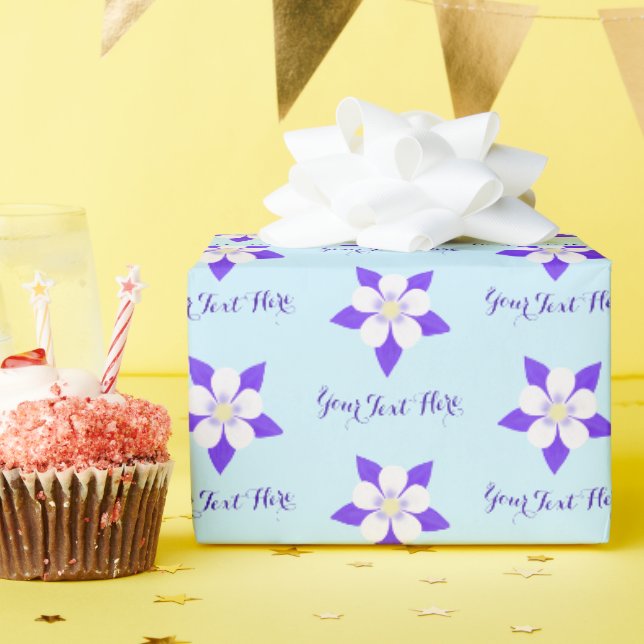 Columbine Wrapping Paper (Birthday Party)