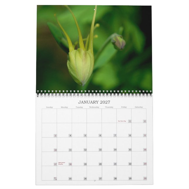 Columbines Calendar (Jan 2027)