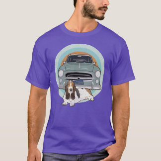 Columbo car and dog girl T-Shirt